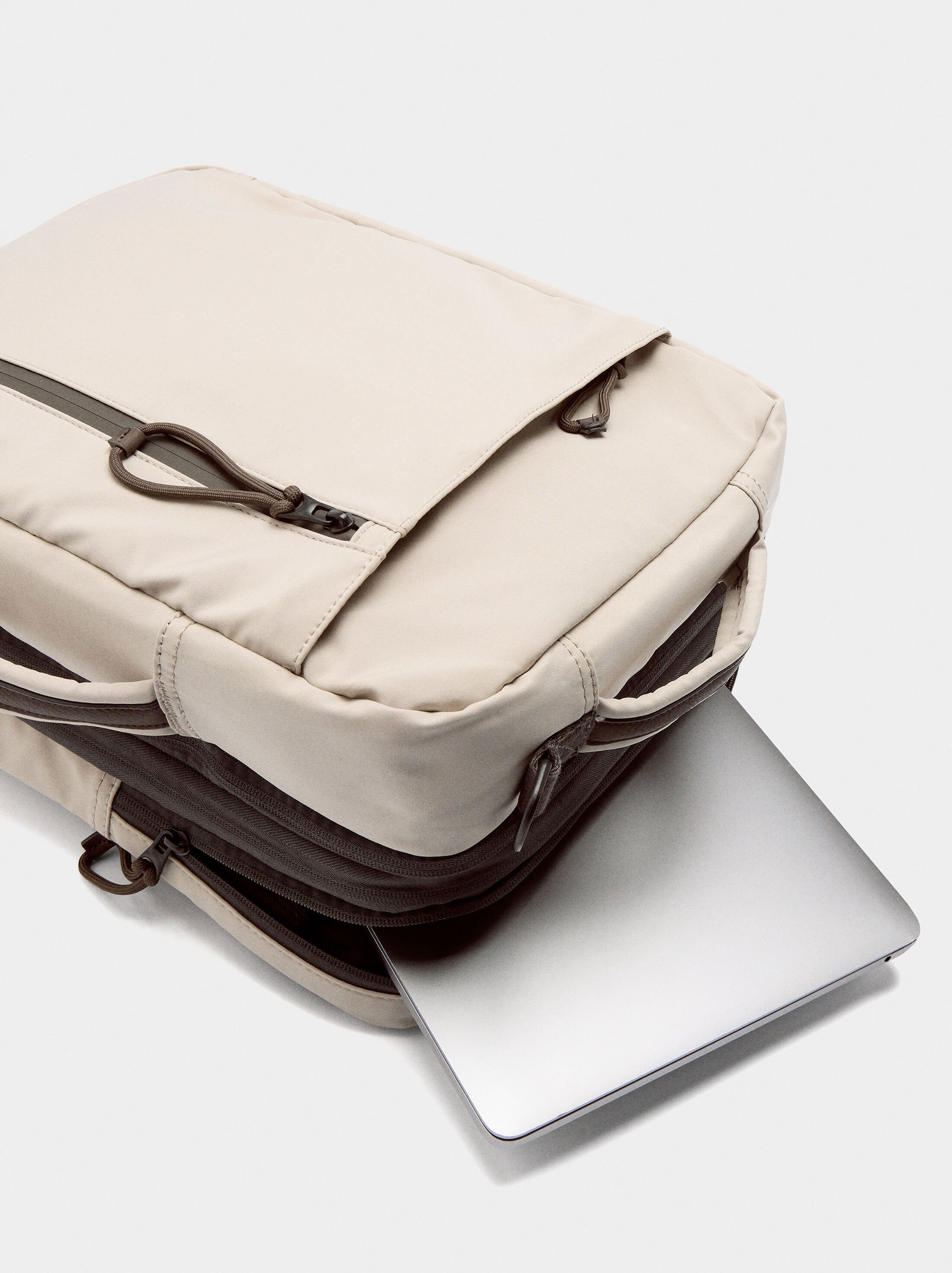 Cabin backpack with nylon image number 3.0