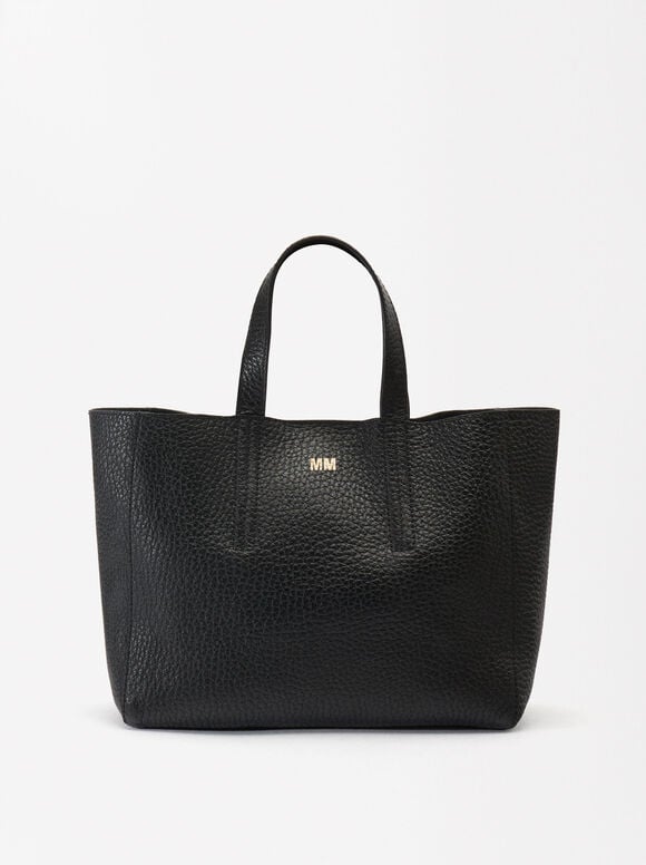 Personalized Leather Tote Bag, , hi-res