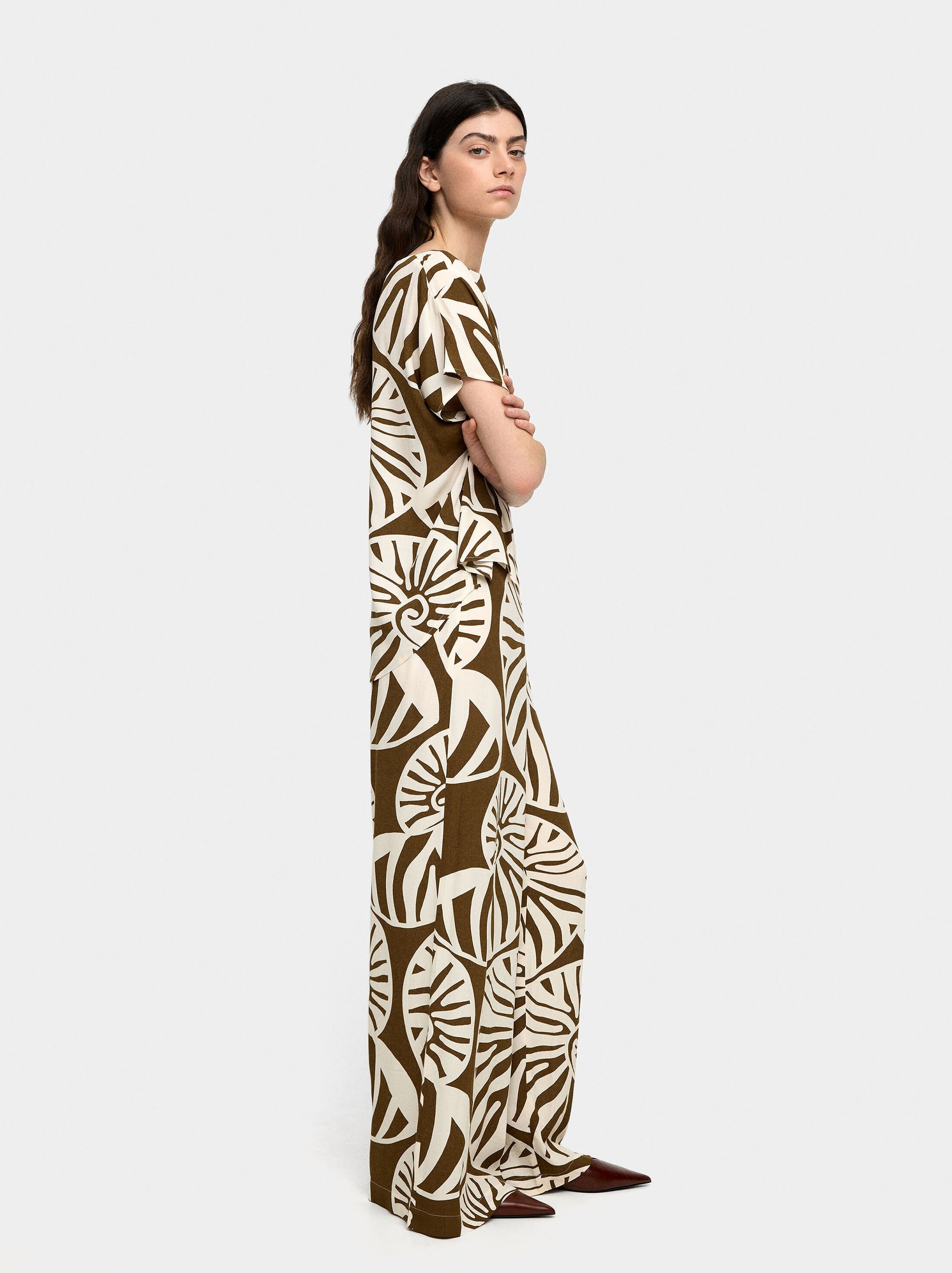 Blusa estampada image number 2.0