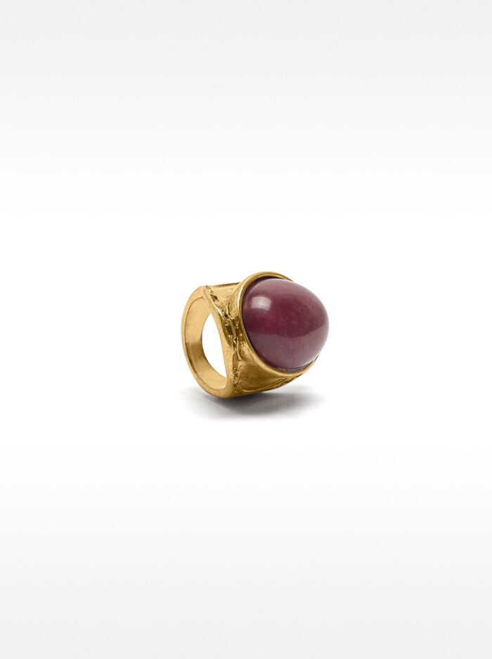 Anillo alargado con piedra