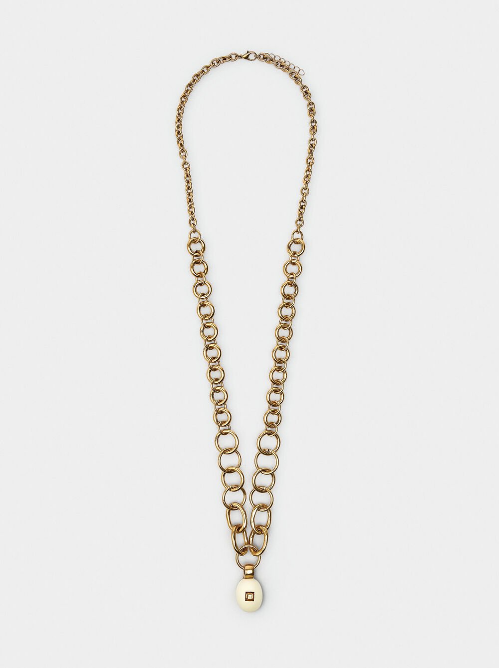 Collier en maillons avec pendentif