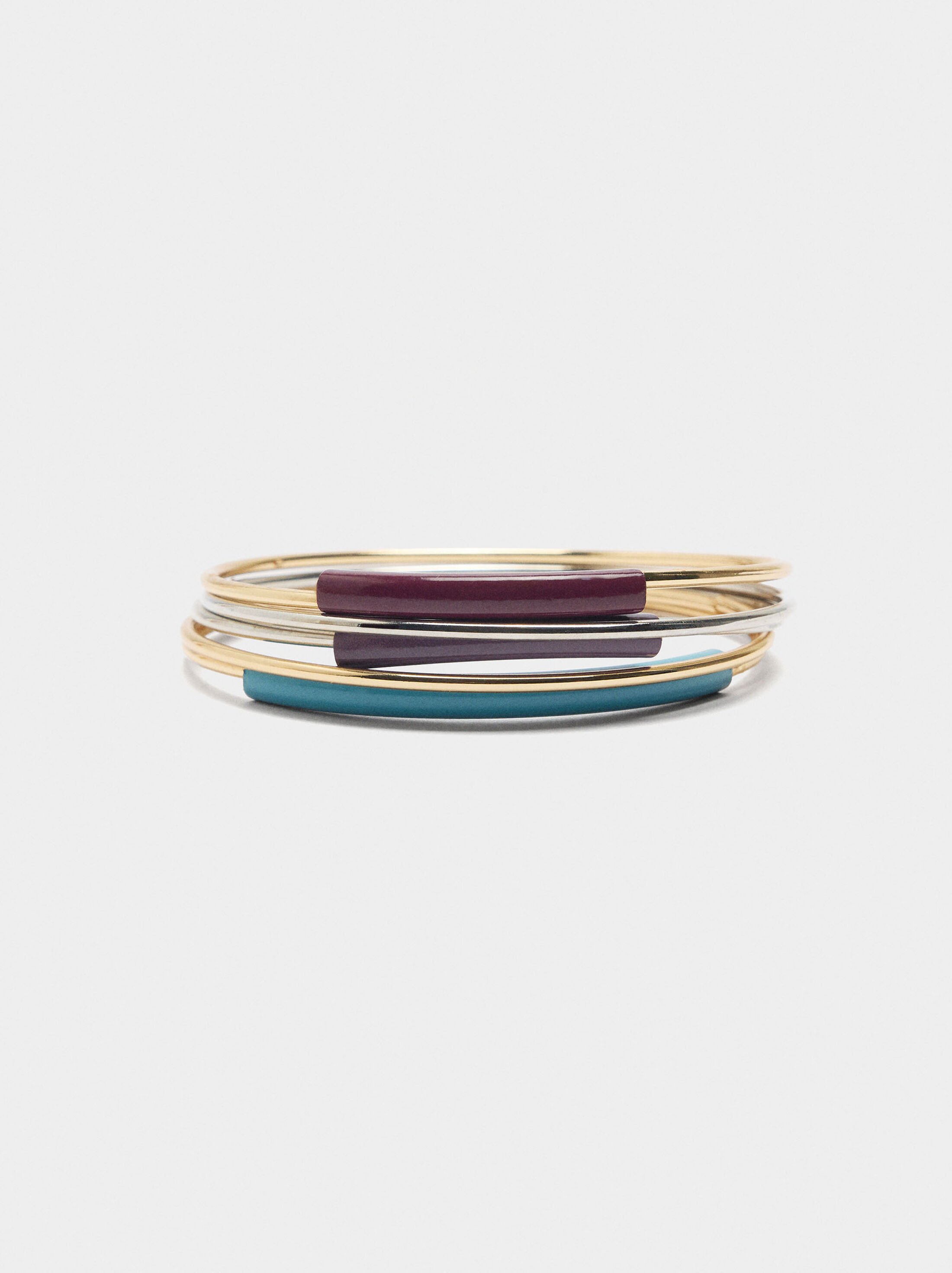 Set of bracelets with enamel image number 0.0