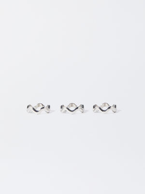 Set Silver Rings image number 2.0