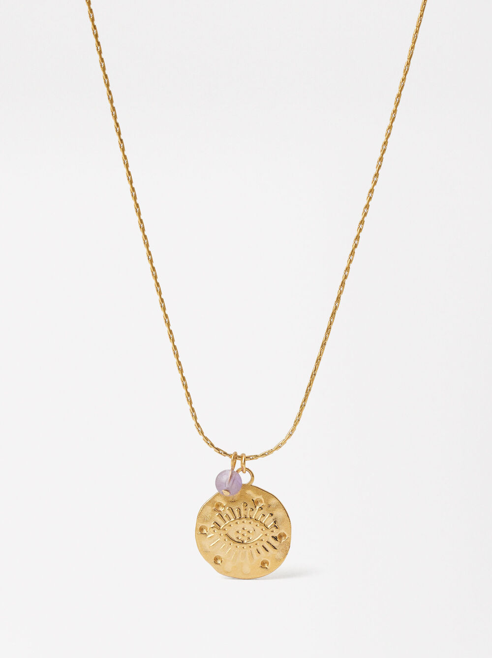 Collier Médaille Œil - Acier Inoxydable