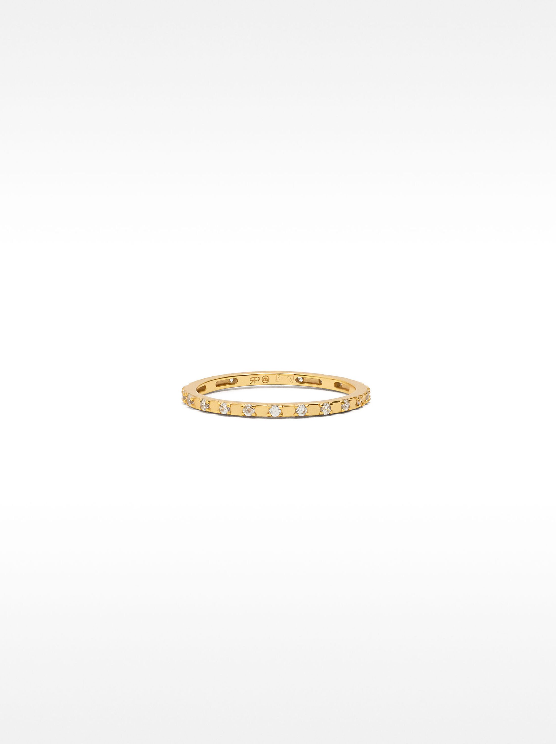 Zirconia ring - 925 sterling silver image number 0.0