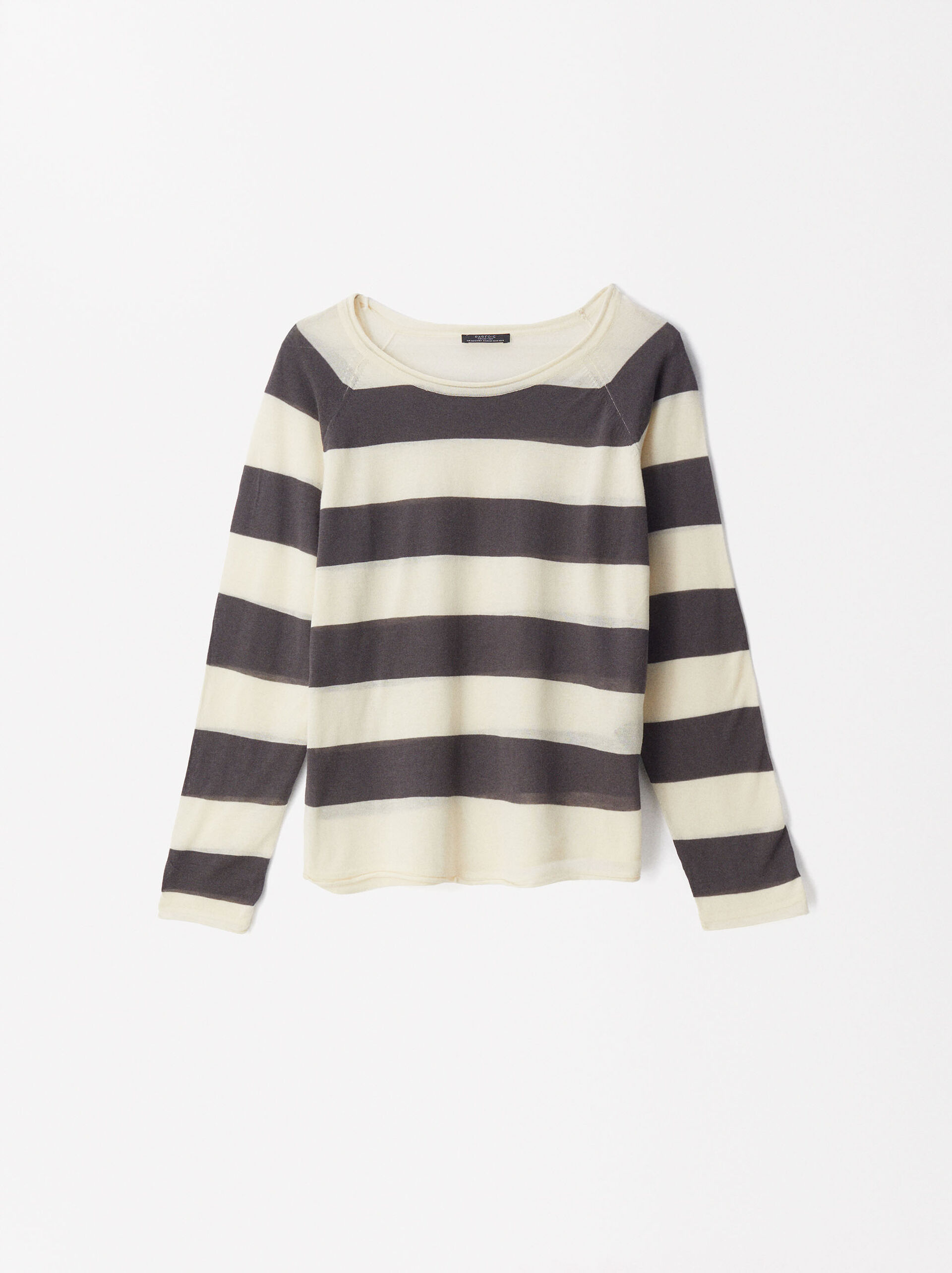 Striped Knit Sweater image number 5.0