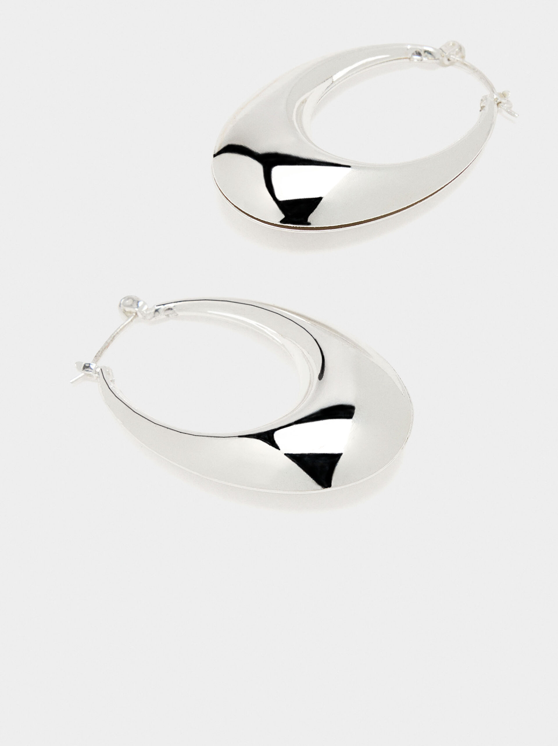 Ovale Creolen-Ohrringe image number 1.0