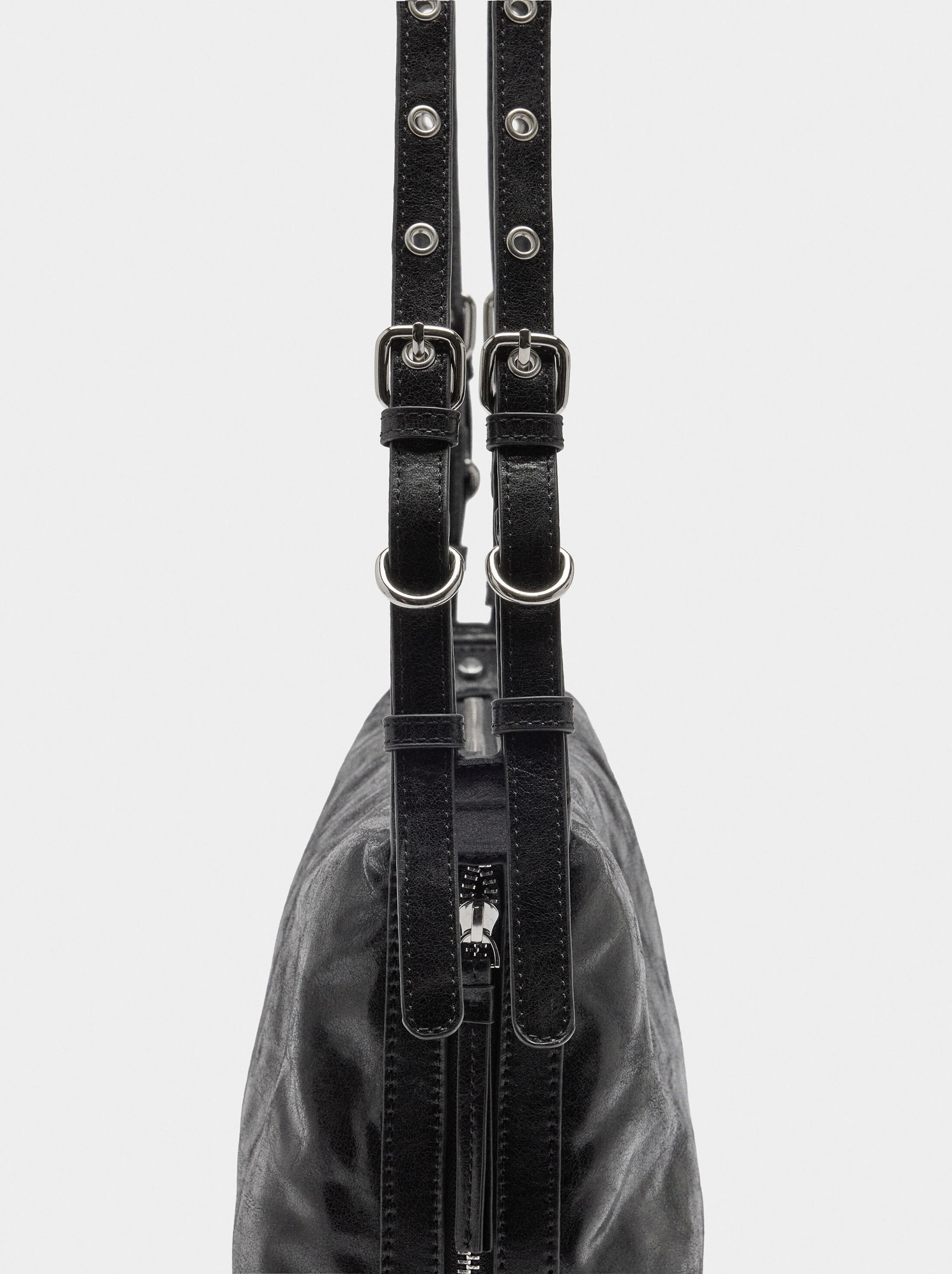Shoulder bag with studs image number 1.0