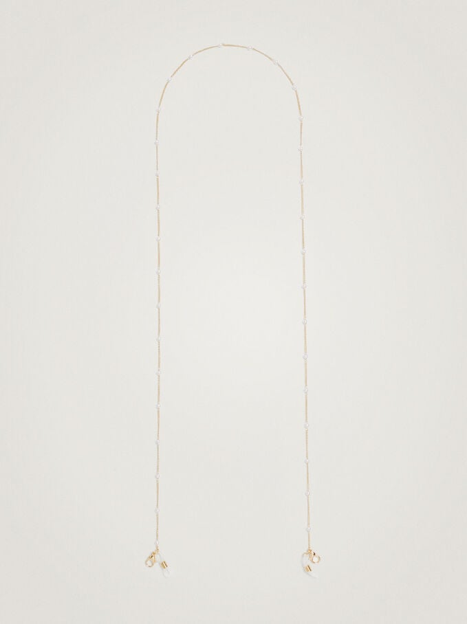 Chain For Sunglasses Or Mask, White, hi-res