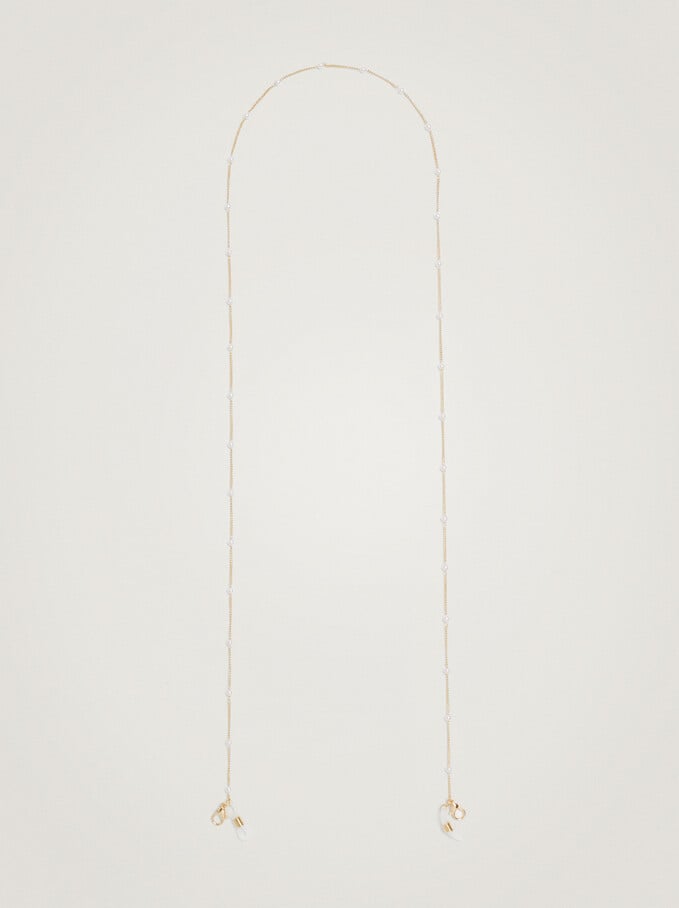 Chain For Sunglasses Or Mask, White, hi-res
