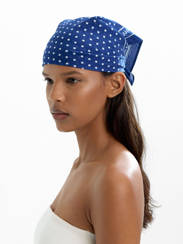 Foulard carré 100 % coton