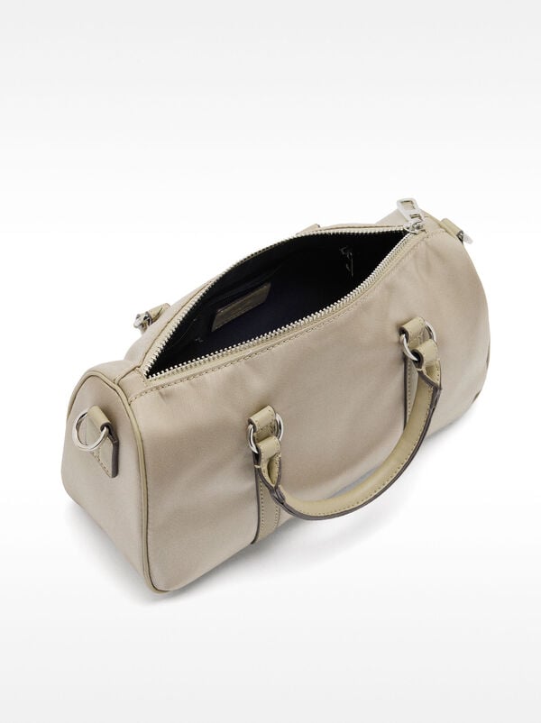 Nylon tote bag with strap 