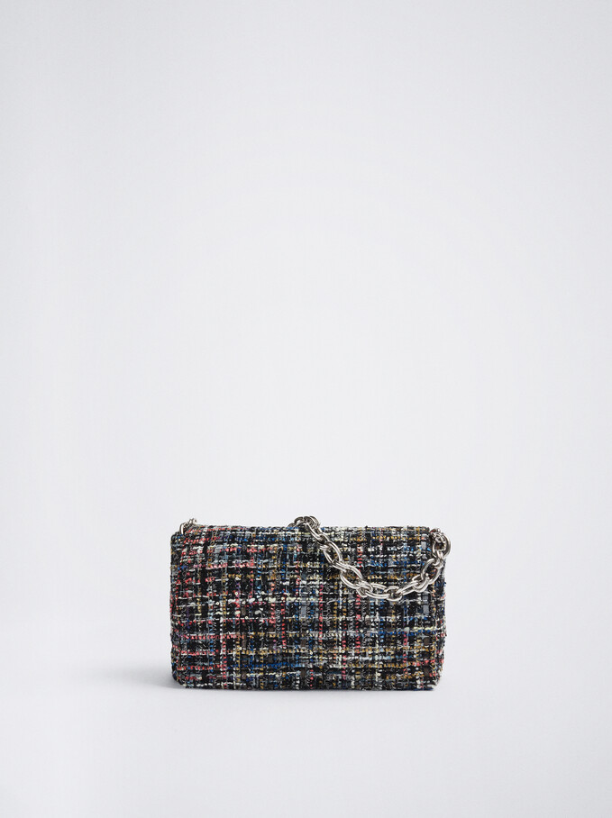 Tweed Shoulder Bag, Multicolor, hi-res