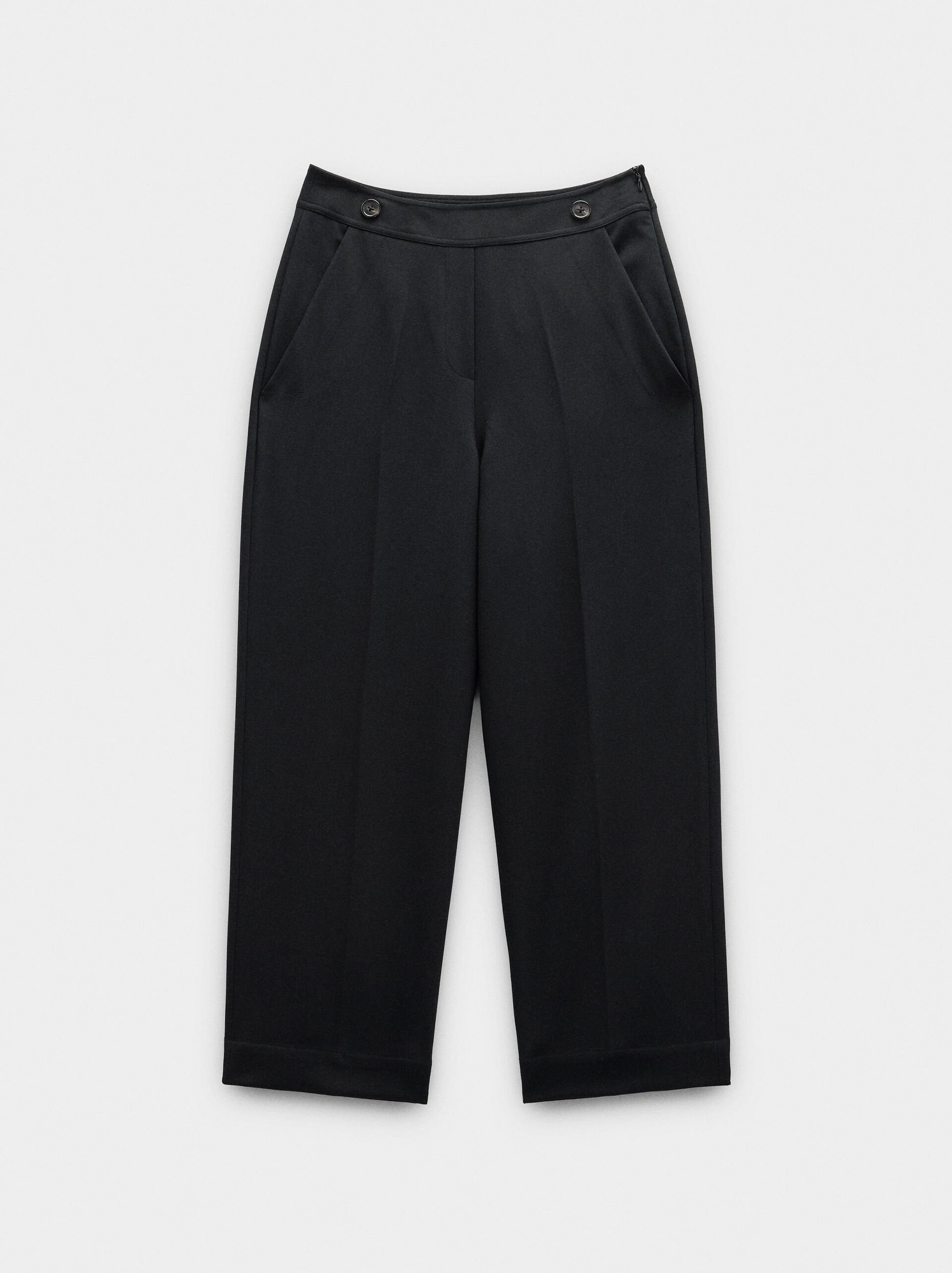 Fluid trousers with pockets image number 5.0