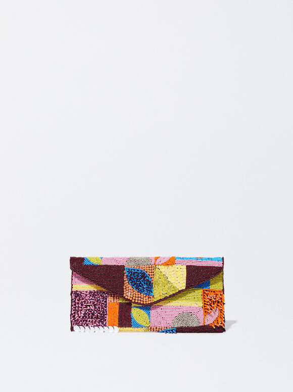 Online Exclusive - Party Handbag With Beads, Multicolor, hi-res