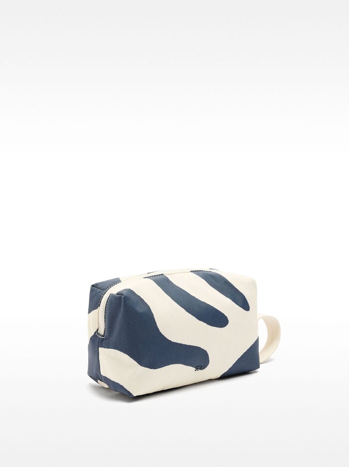 Neceser de nylon estampado