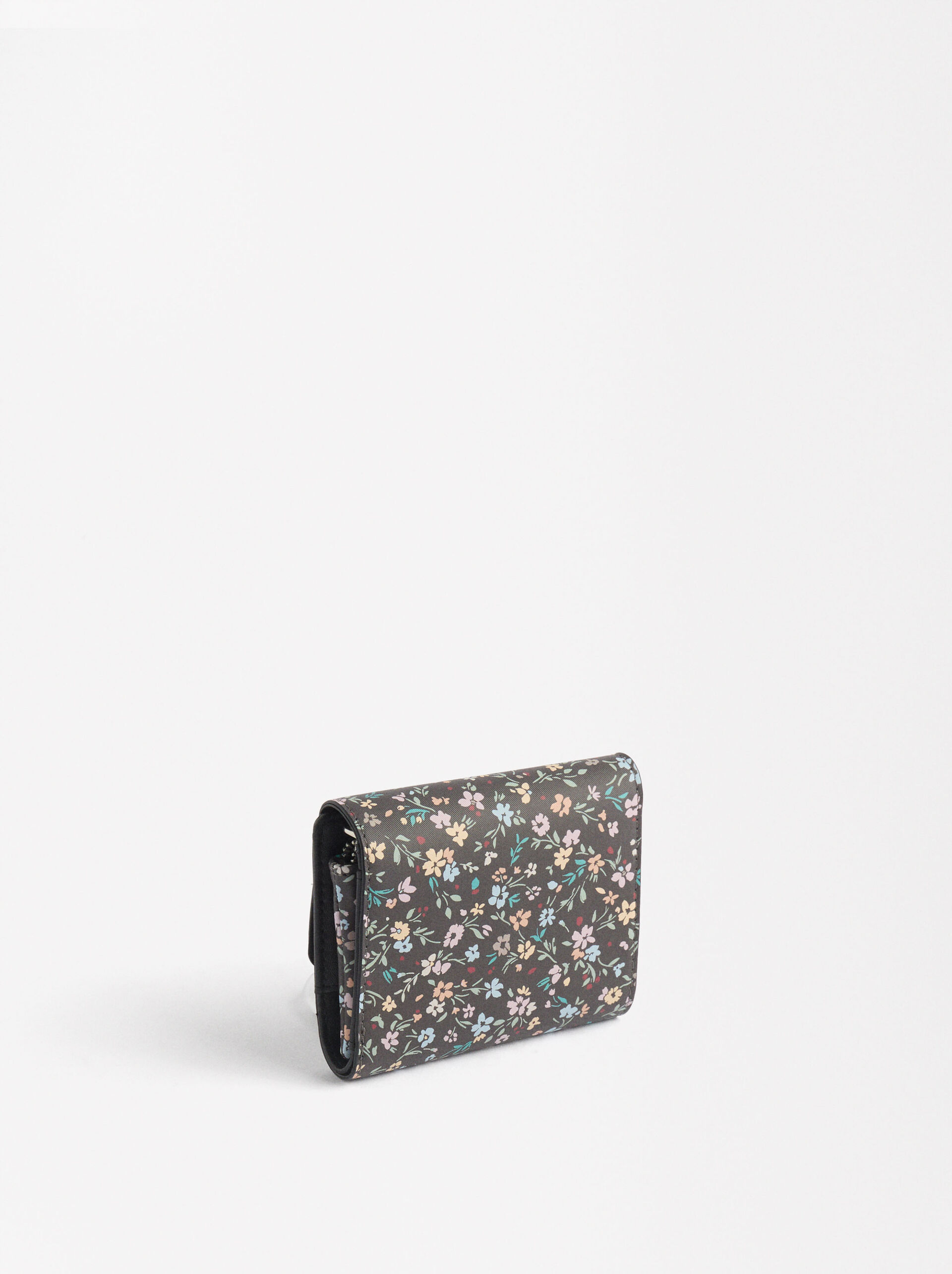 Nylon effect printed wallet image number 2.0