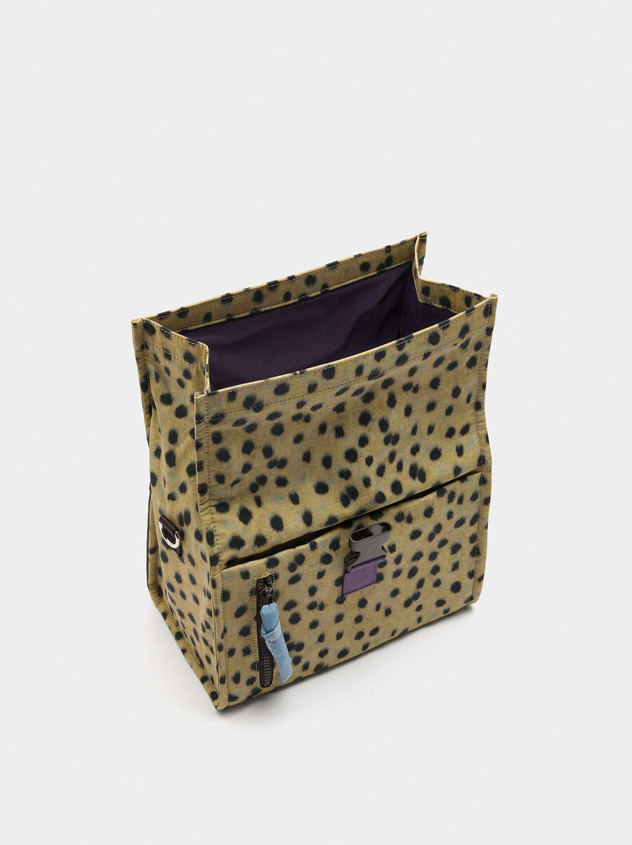 Printed nylon lunch bag