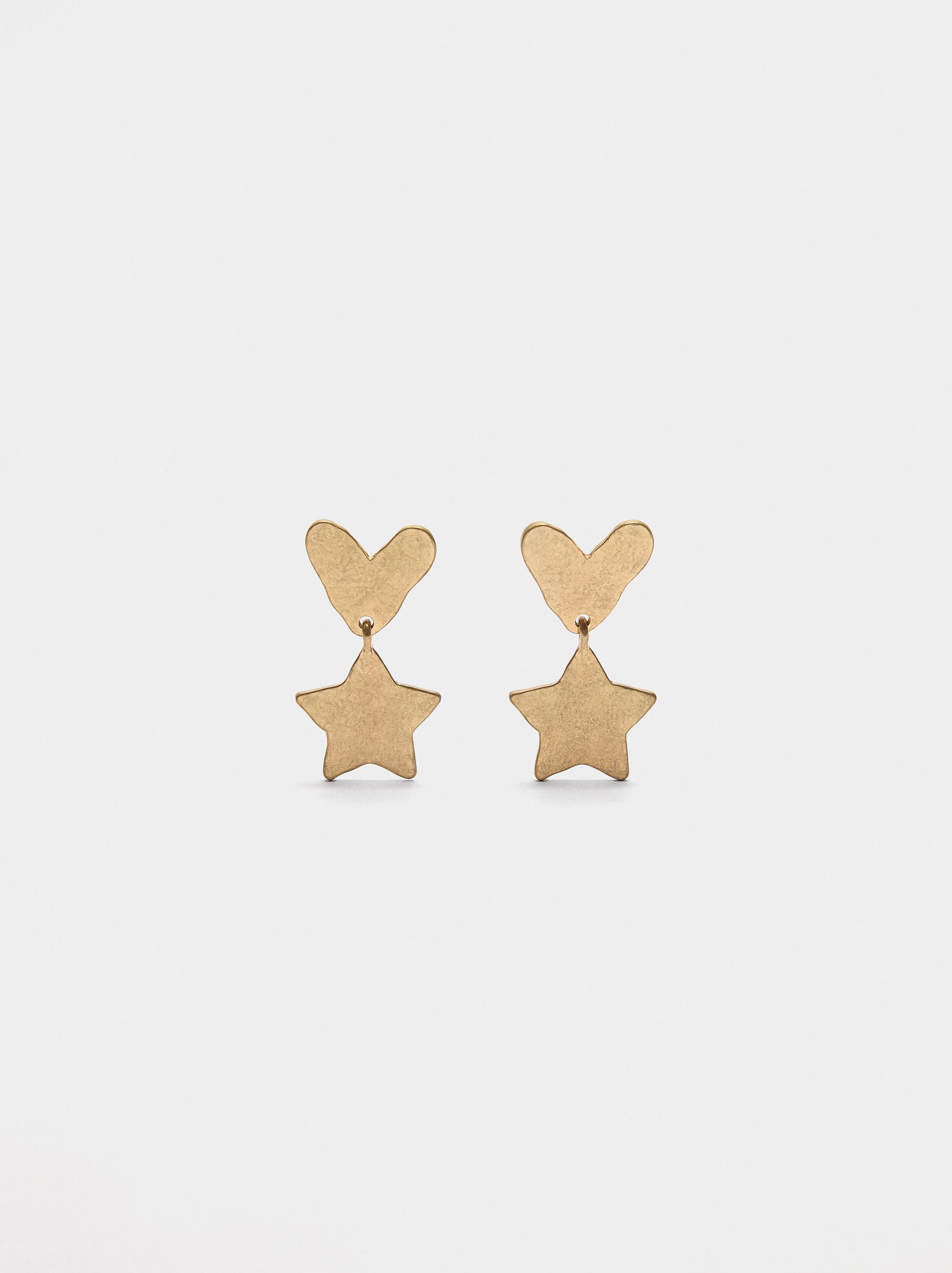 Earrings with heart and star image number 0.0