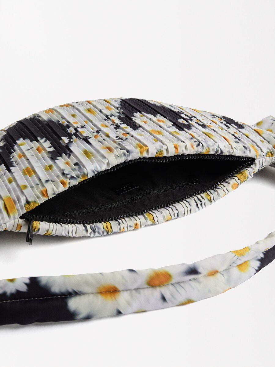 Daisy print shoulder bag