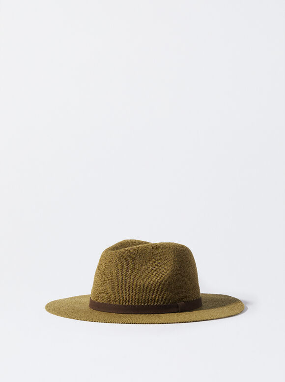 Knit Hat, Khaki, hi-res
