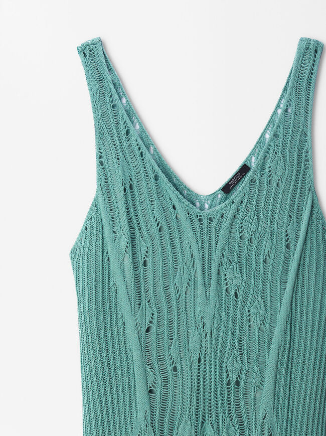 Online Exclusive - Knitted Dress image number 4.0