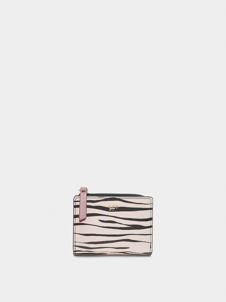 Cartera estampado animal XS
