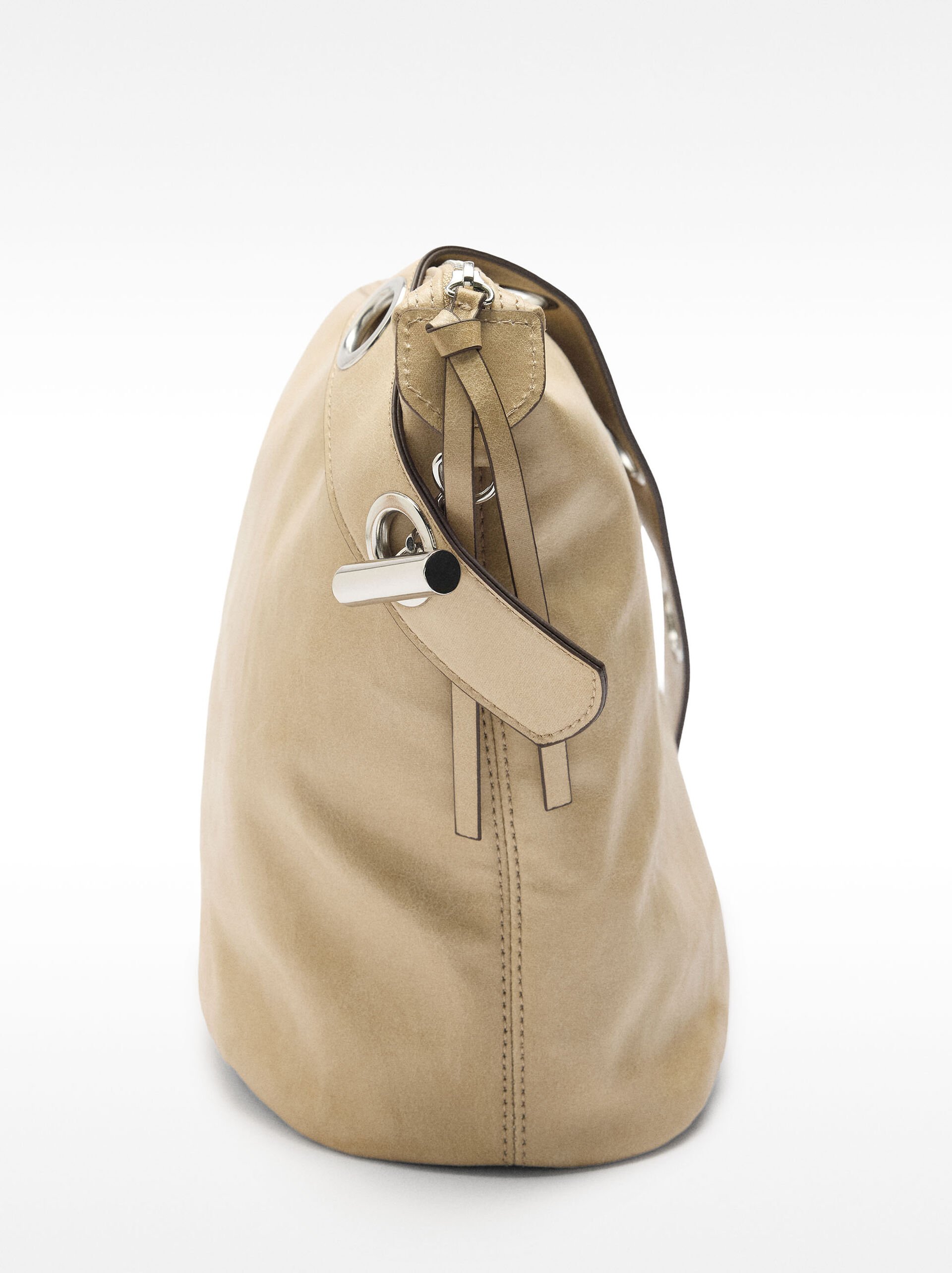 Sac à épaule en effet craquelé image number 1.0