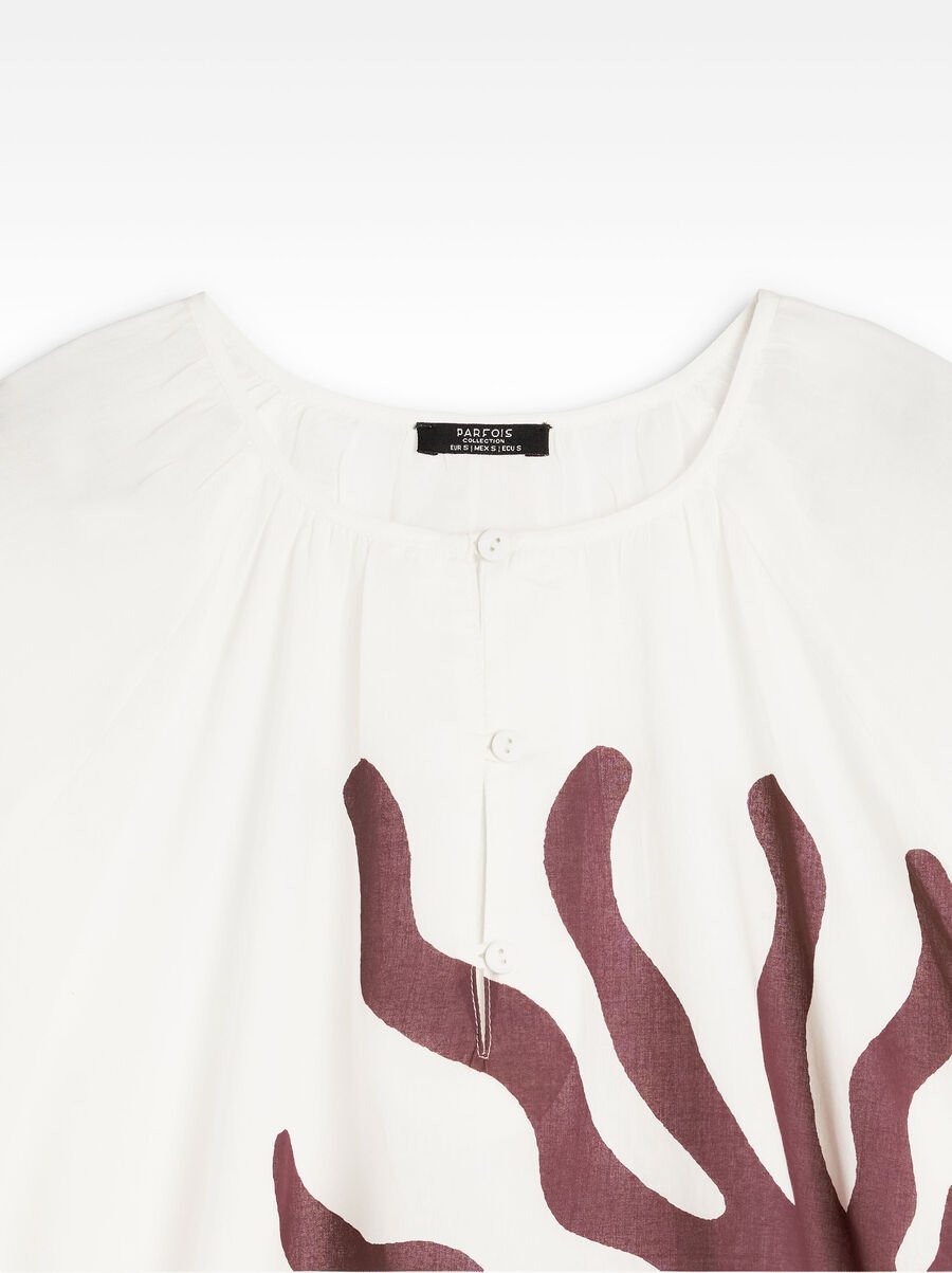 100% cotton shirt with print
