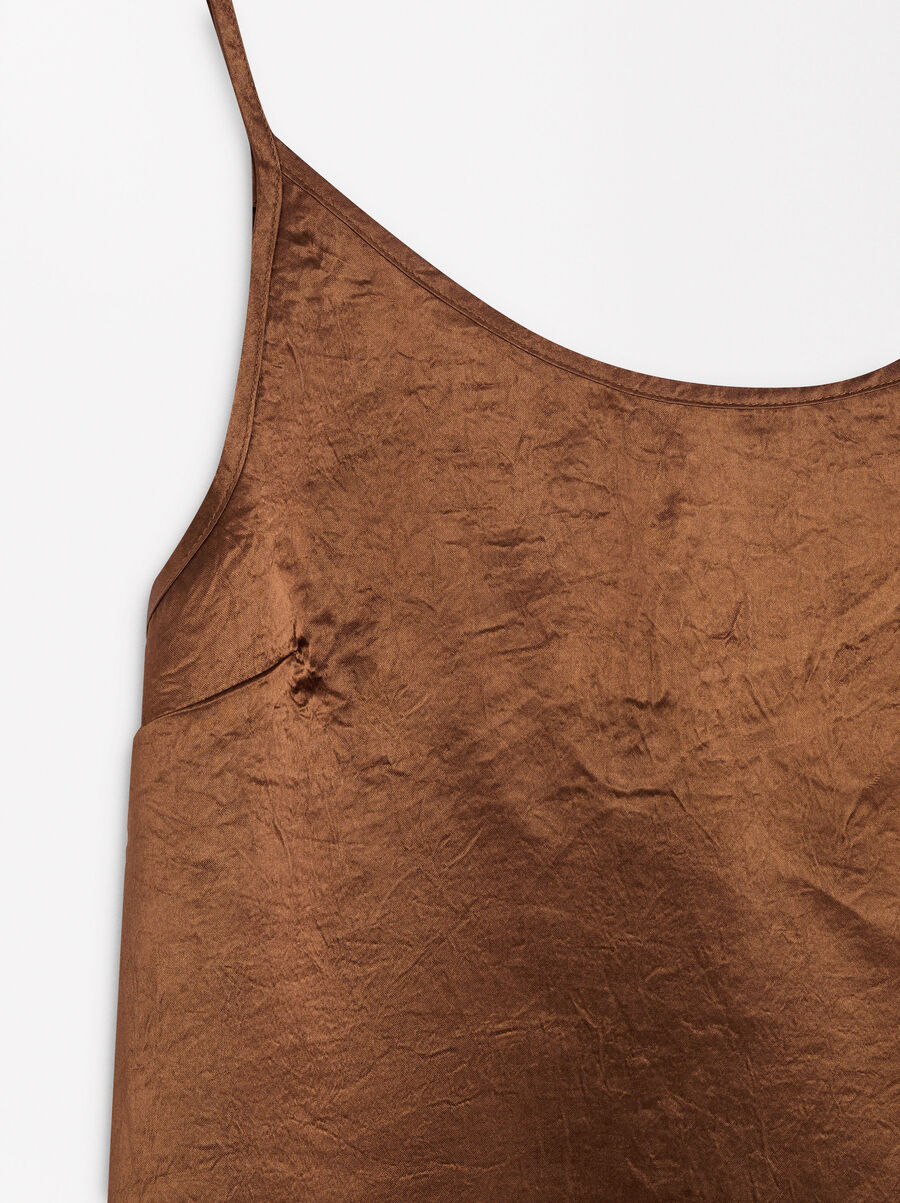 Satin top