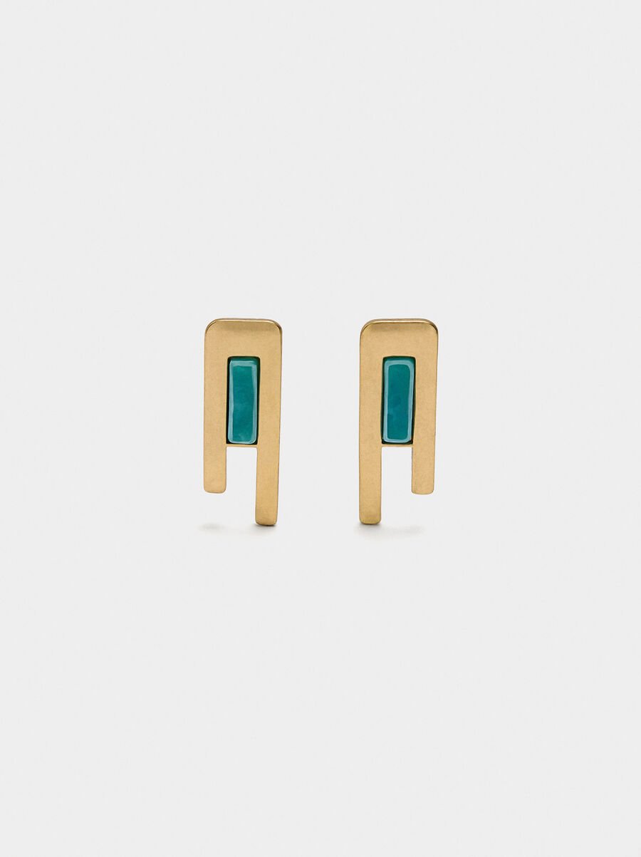 Maxi elongated earrings