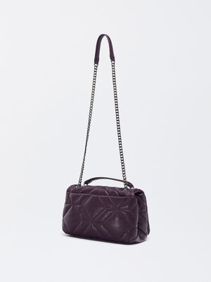 Quilted Shoulder Bag With Chain image number 2.0