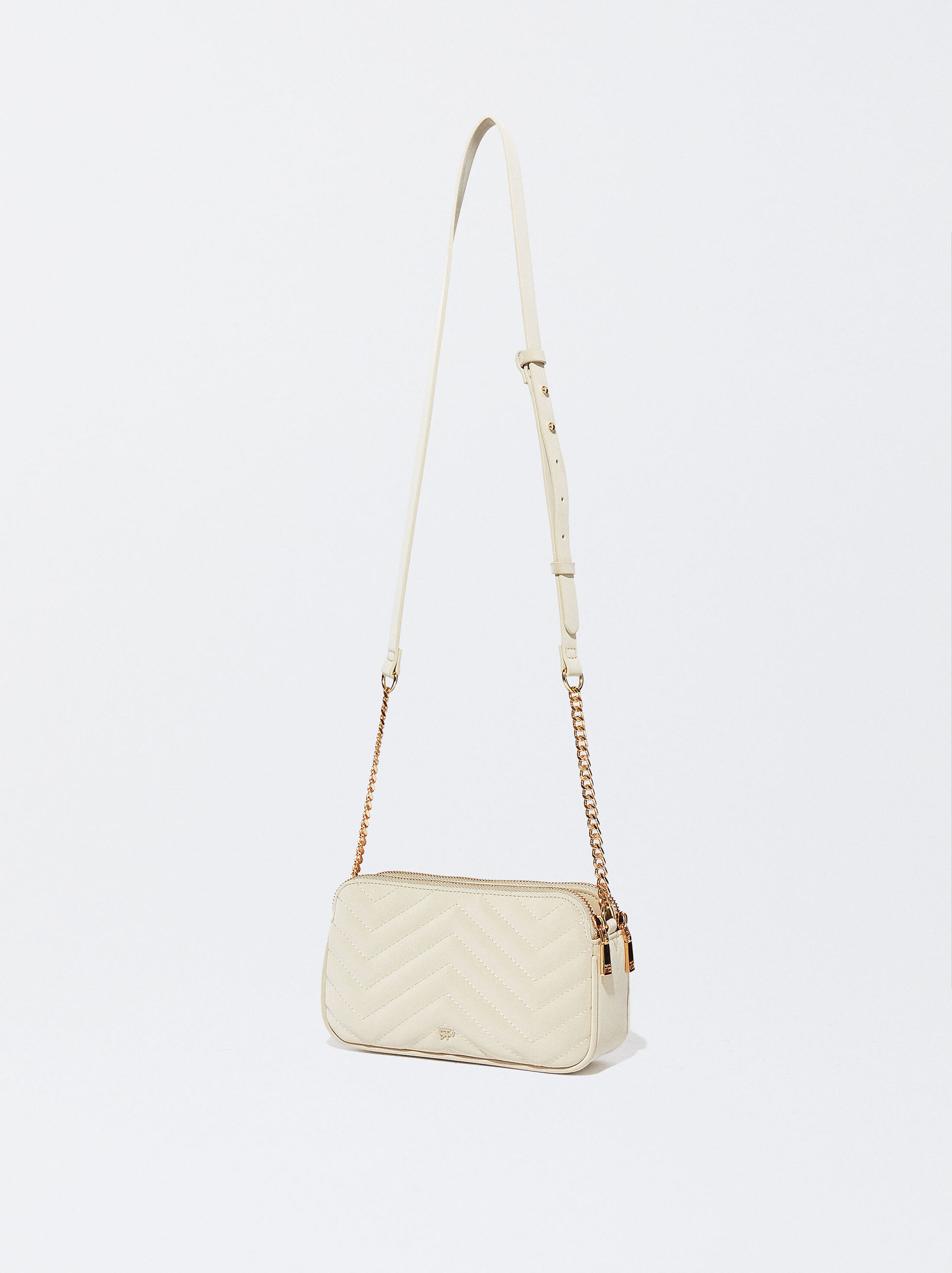 Quilted crossbody bag with chain image number 2.0
