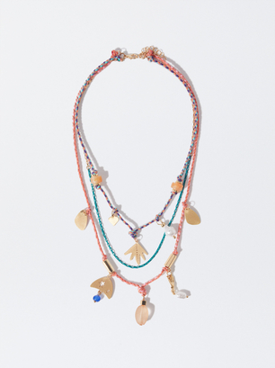 Set Of Necklaces, Multicolor, hi-res