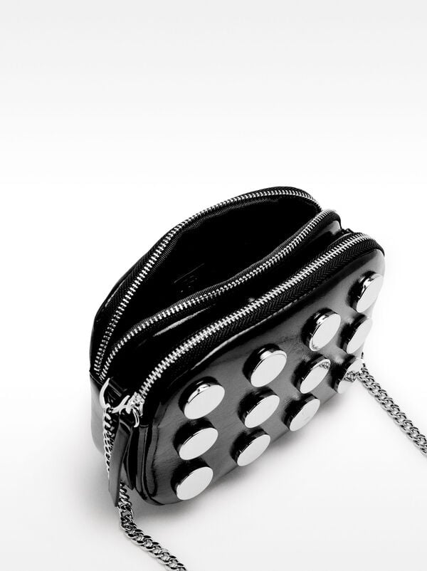 Crossbody bag metallic details