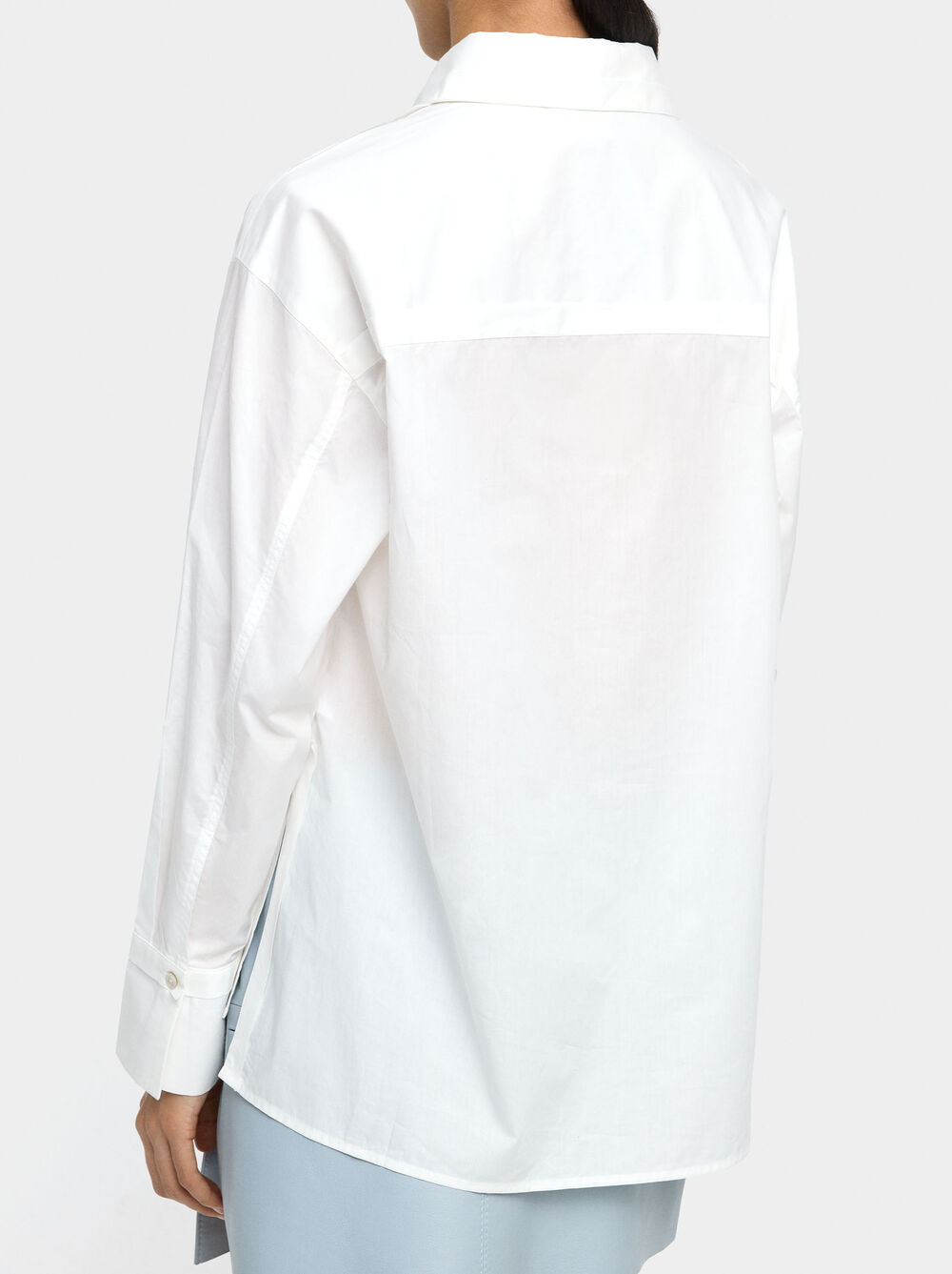 Long-sleeve shirt with 100% cotton