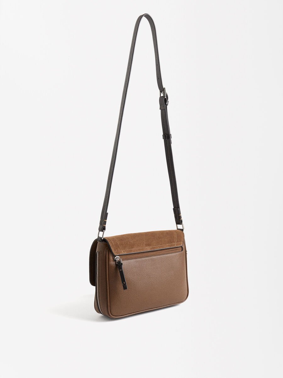 Sac bandoulière avec du cuir
