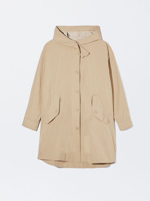 Parka With Pockets And Hood
