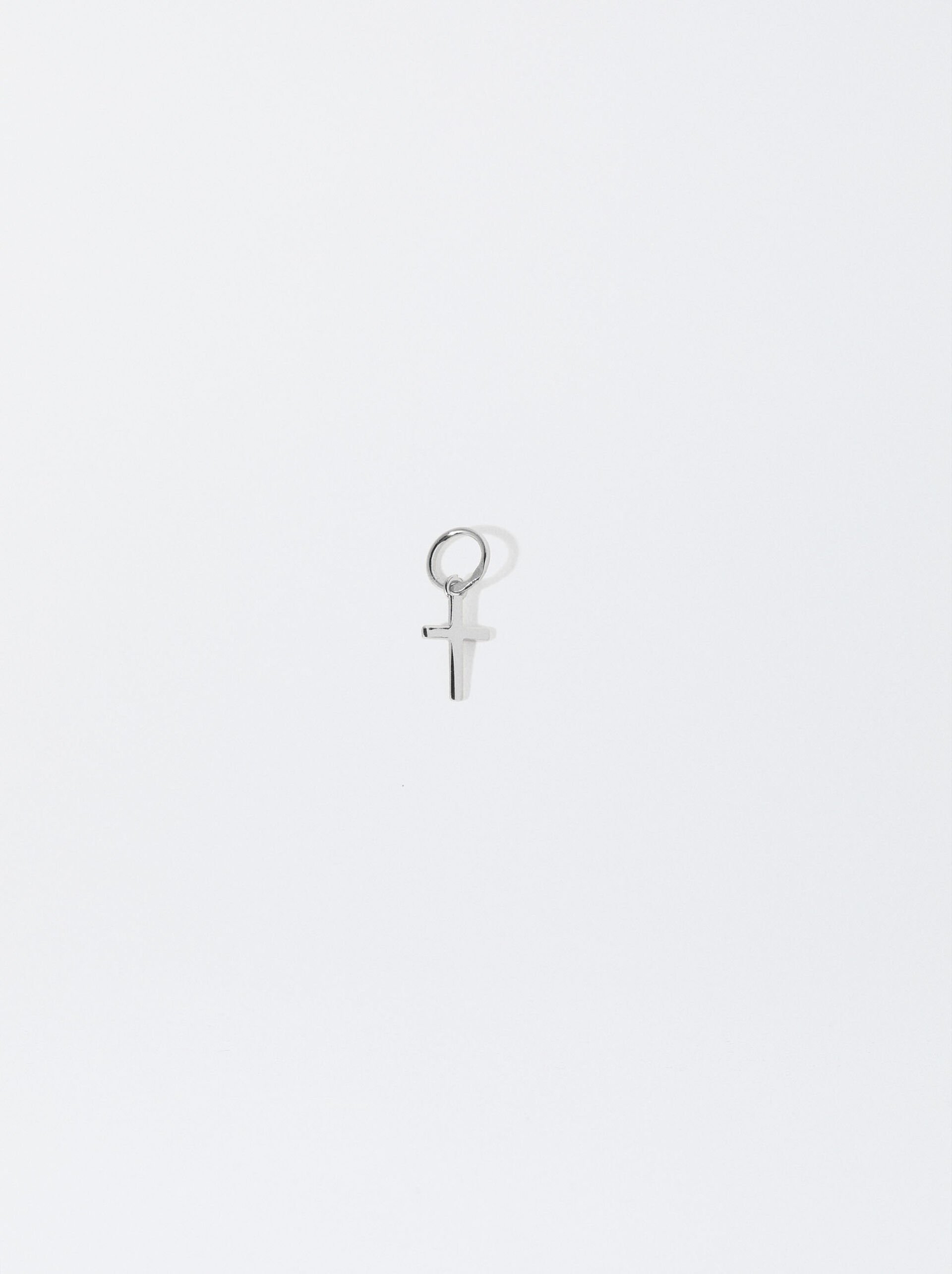 925 Silver Cross Charm image number 0.0