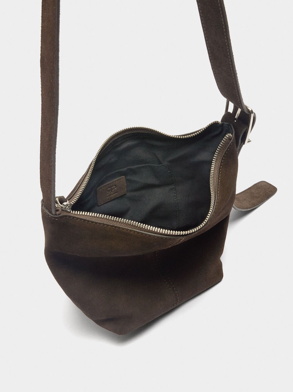 Smooth leather crossbody bag