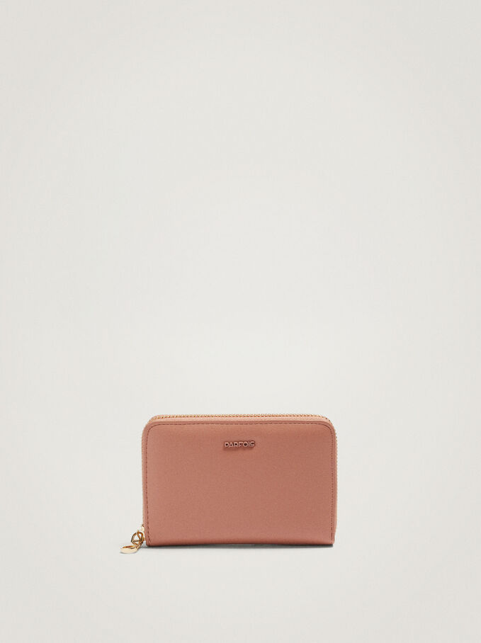 Zipped Wallet, Pink, hi-res