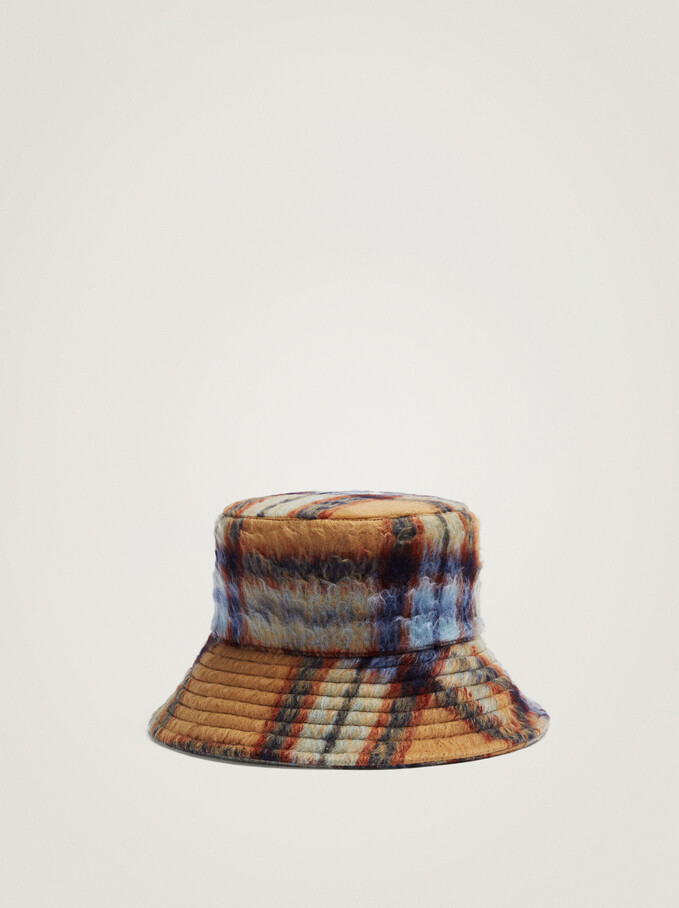 Woollen Bucket Hat, Camel, hi-res