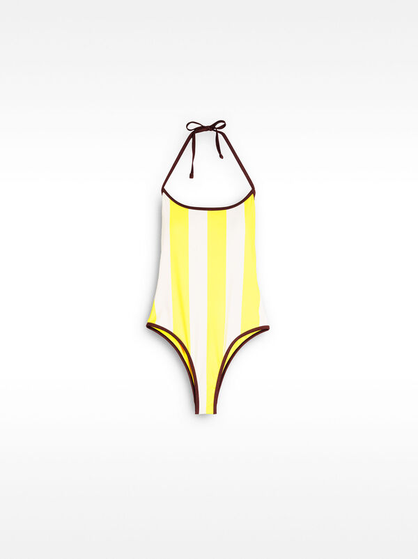 Striped swimsuit