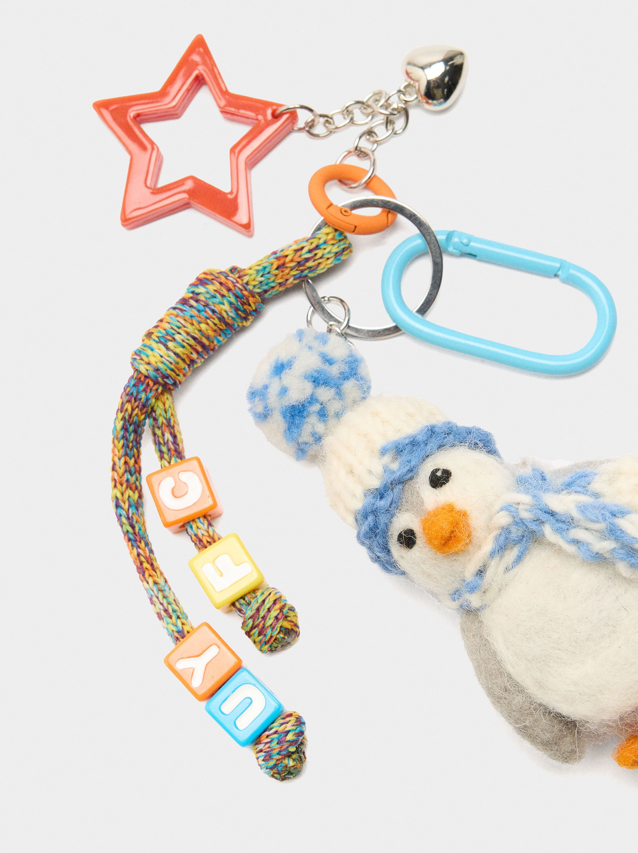 Keychain charm penguin image number 1.0