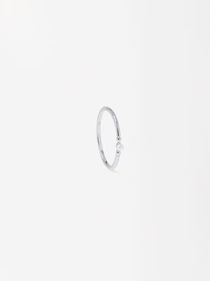 Ring Aus 925er Silber Mit Perle image number 2.0