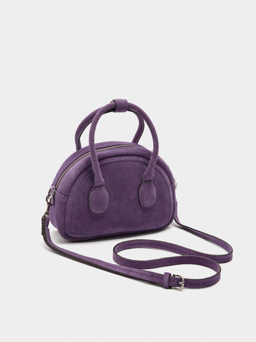 Leather bowling bag