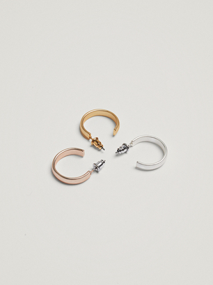 Pack Of Multi-Finished Rings, Multicolor, hi-res