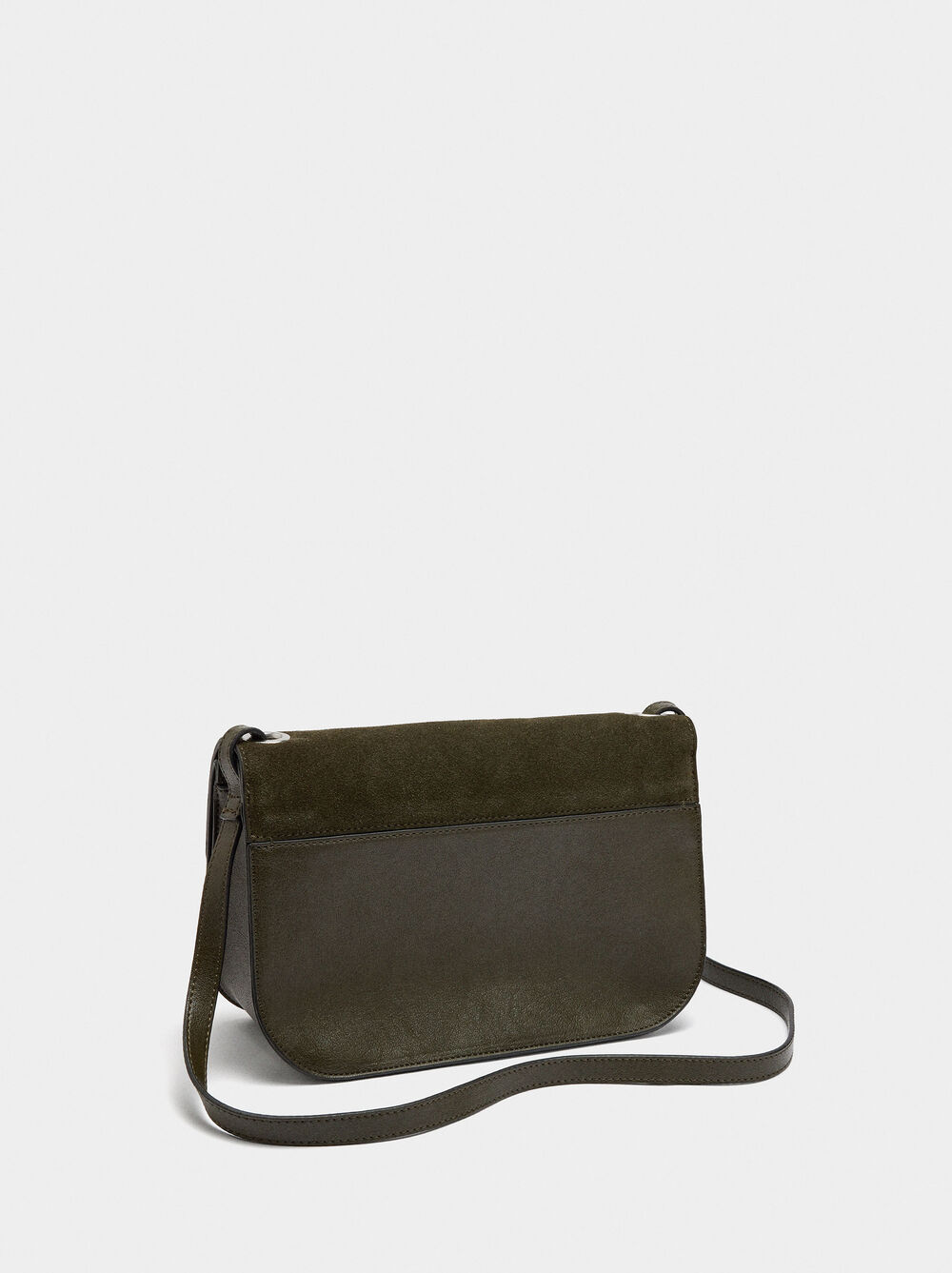 Sac bandoulière avec rabat double