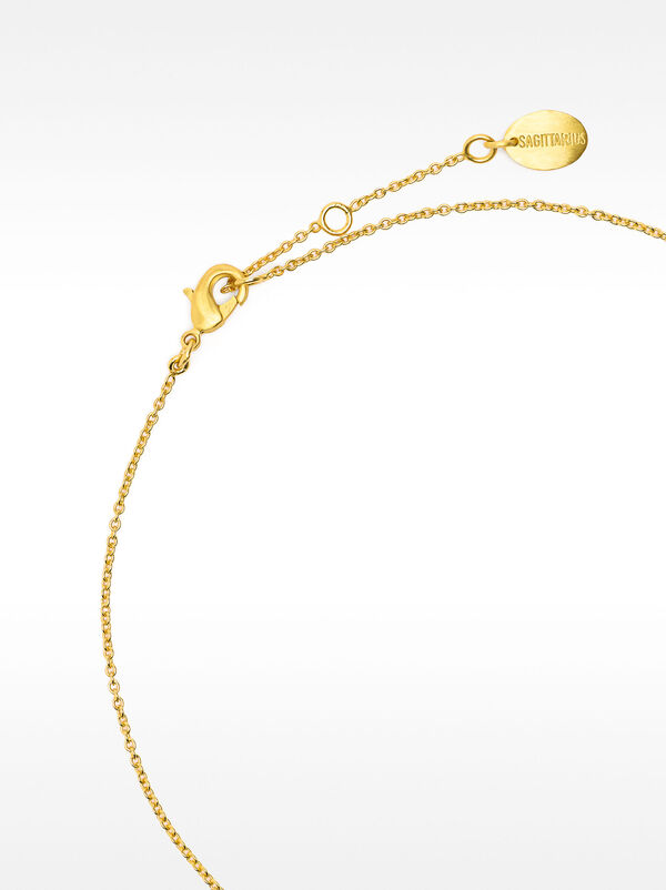 SAGITTARIUS zodiac necklace 18k gold plated