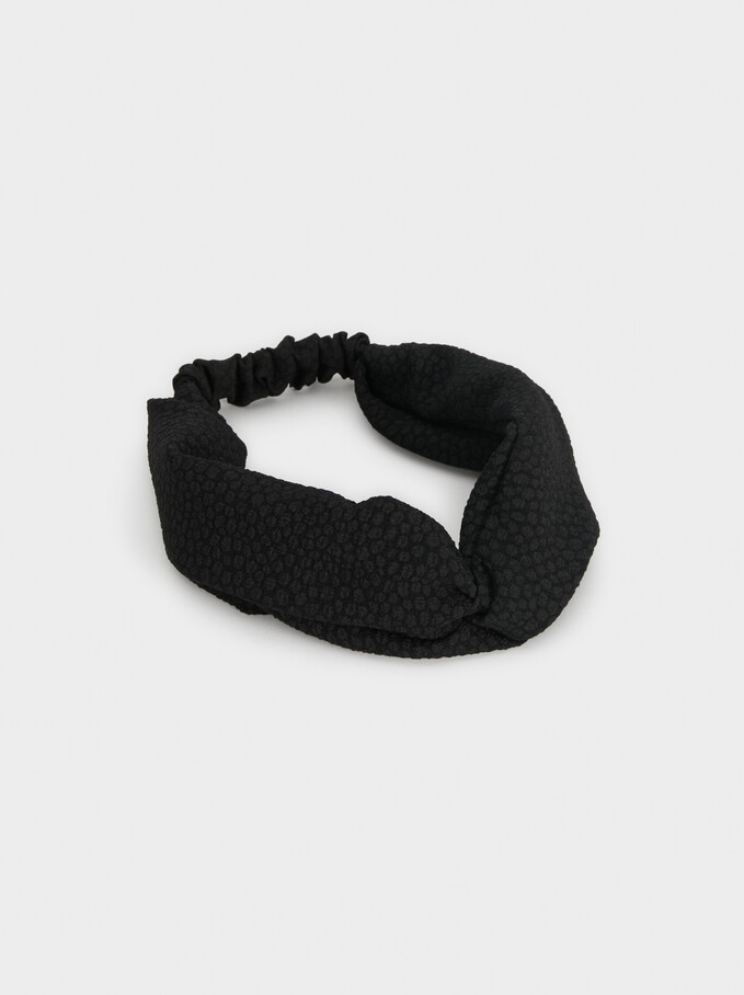 Basic Headband, Black, hi-res